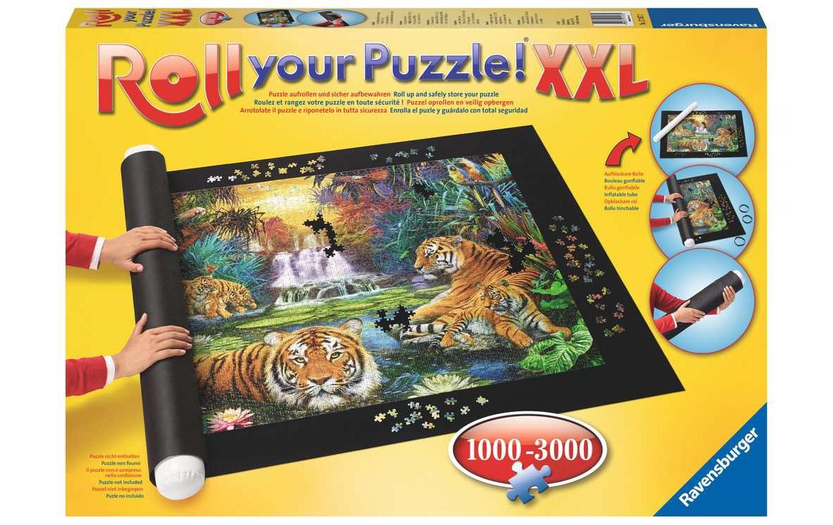 Ravensburger Puzzlemappe – für 1'000–3'000 Teile – 30,1×5,5×43,3 cm – schwarz – ab 14 J.