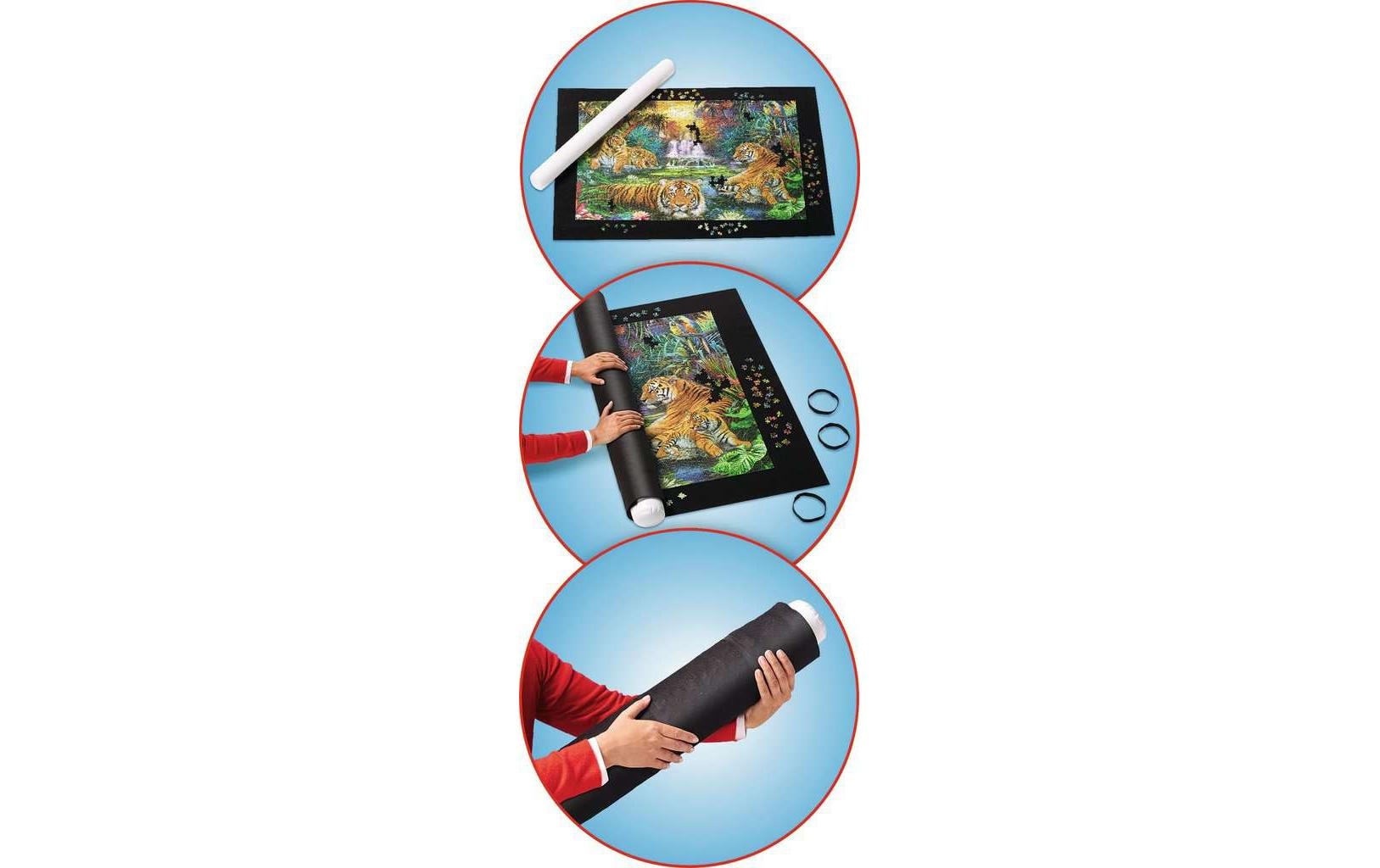 Ravensburger Puzzlemappe – für 1'000–3'000 Teile – 30,1×5,5×43,3 cm – schwarz – ab 14 J.