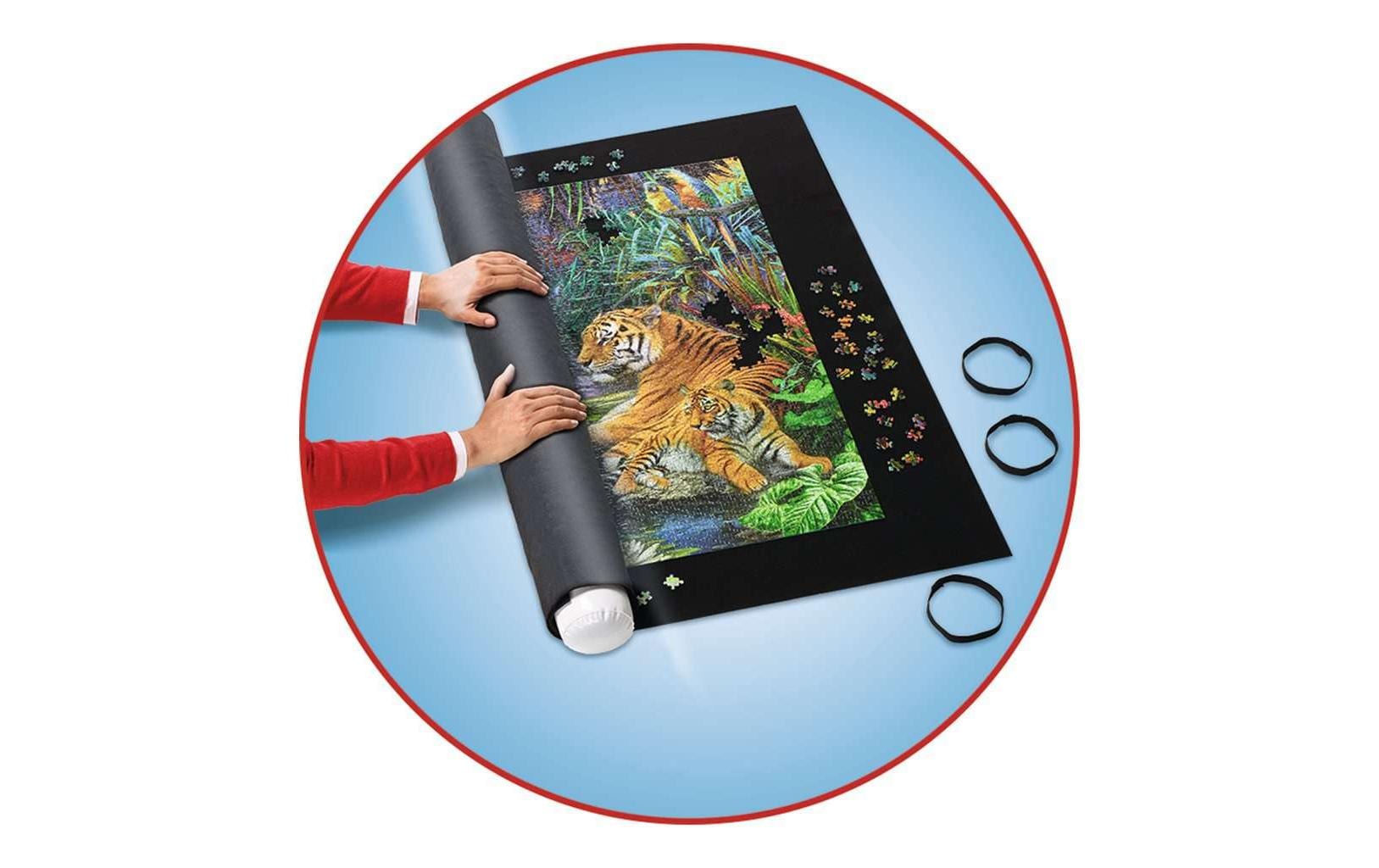 Ravensburger Puzzlemappe – für 1'000–3'000 Teile – 30,1×5,5×43,3 cm – schwarz – ab 14 J.