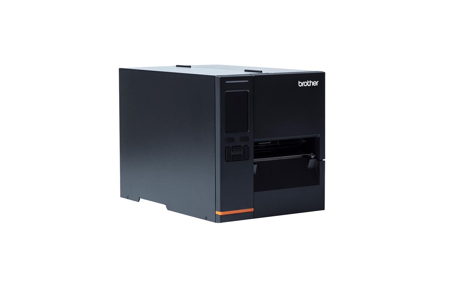 Brother TJ-4021TN – Etikettendrucker, Thermotransfer, USB, LAN, RS-232, 203 × 203 dpi, für Etiketten bis 107 m