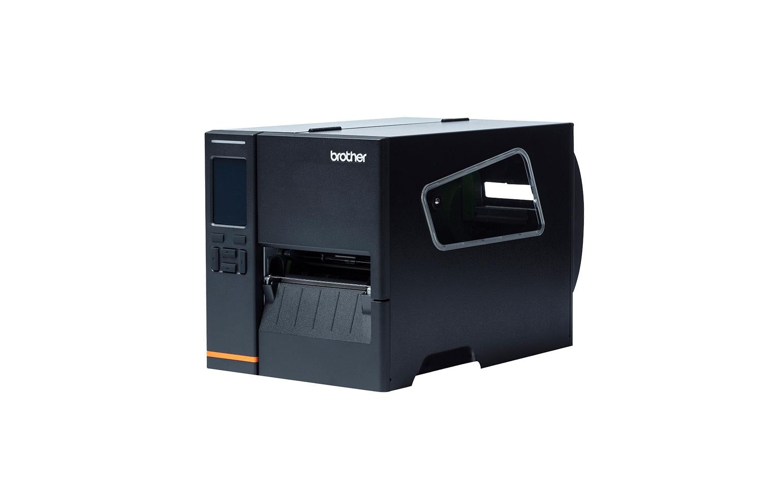Brother TJ-4021TN – Etikettendrucker, Thermotransfer, USB, LAN, RS-232, 203 × 203 dpi, für Etiketten bis 107 m