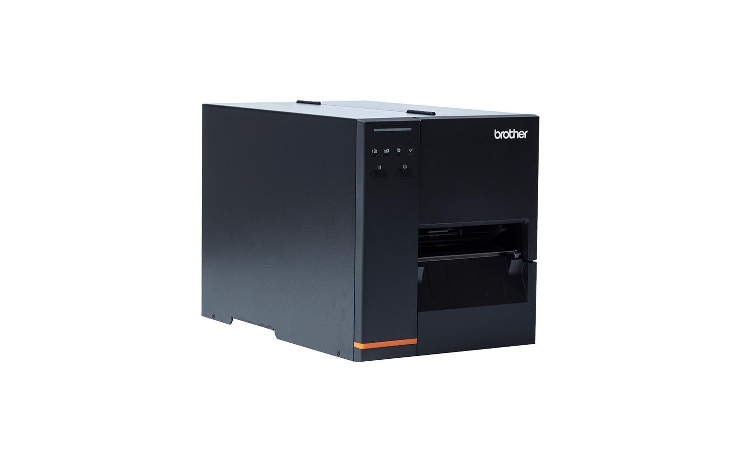 Brother TJ-4020TN – Etikettendrucker, Thermotransfer, USB, LAN, 203 dpi, 254 mm/s, für Etiketten bis 107 mm