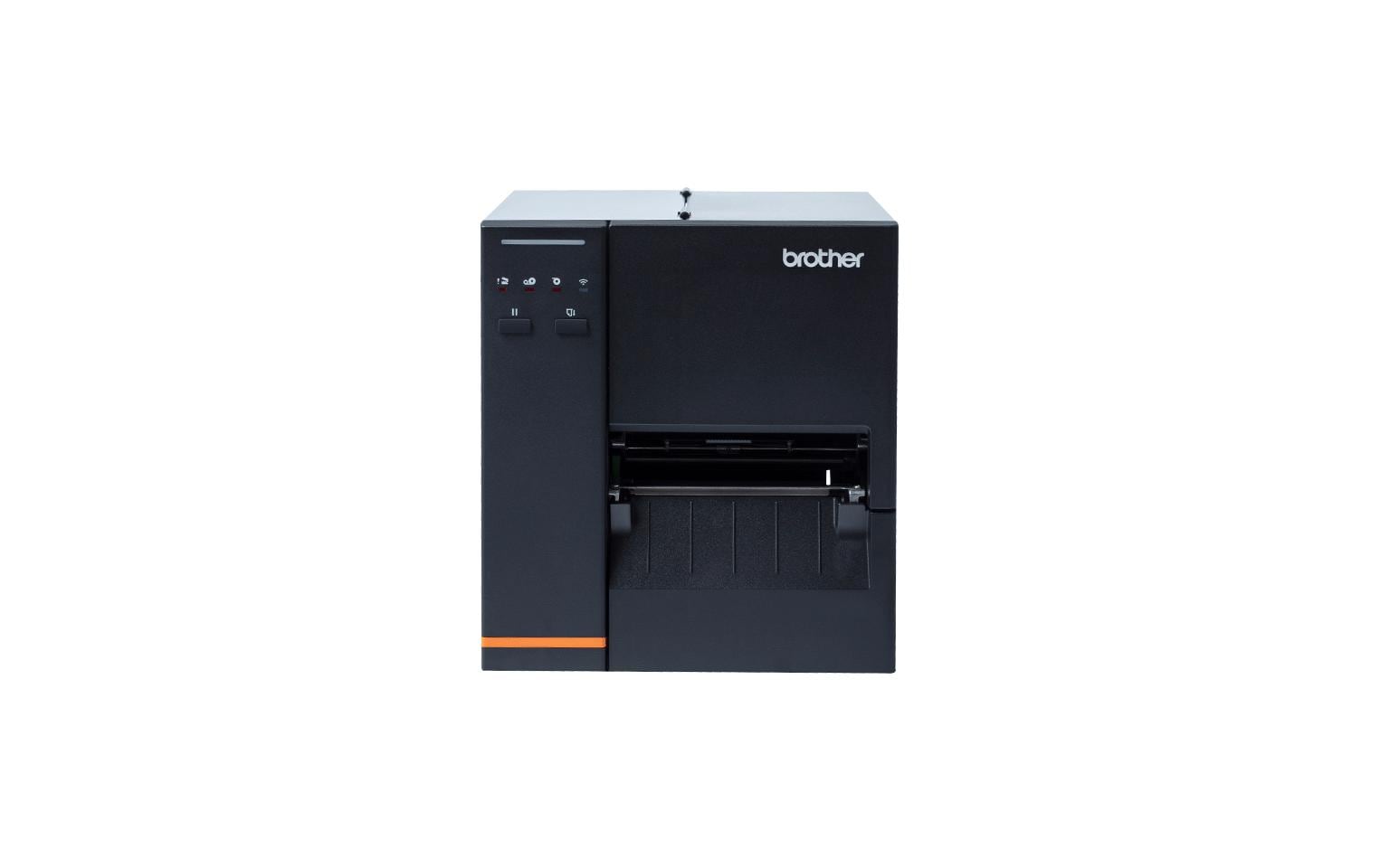 Brother TJ-4120TN – Etikettendrucker, Thermodirekt/Thermotransfer, 300 × 300 dpi, für Etiketten bis 106 mm