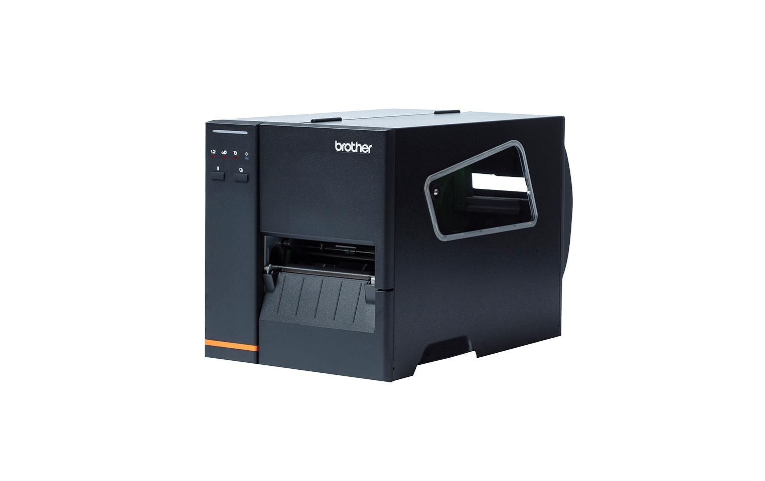 Brother TJ-4020TN – Etikettendrucker, Thermotransfer, USB, LAN, 203 dpi, 254 mm/s, für Etiketten bis 107 mm