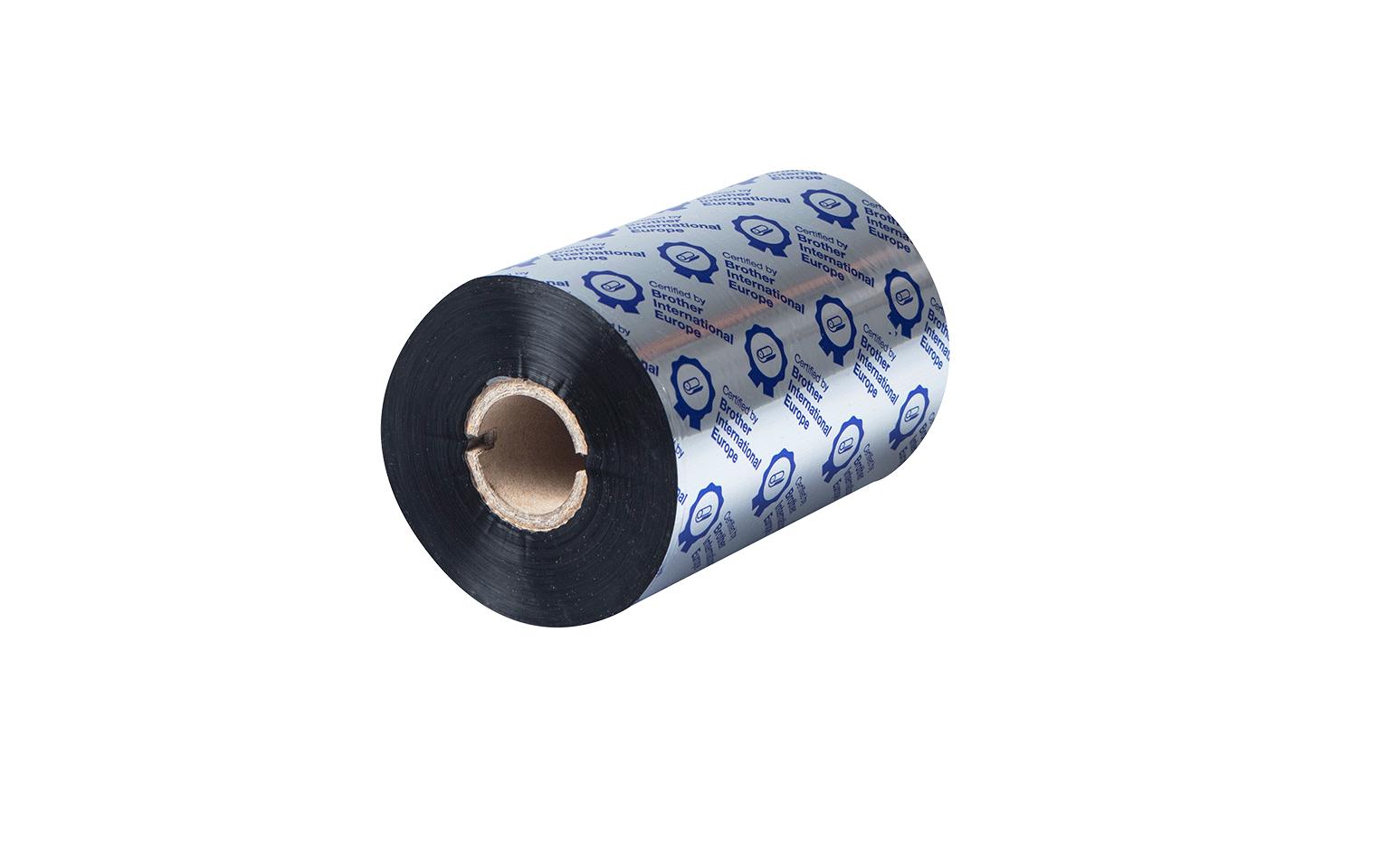 Brother Thermotransferband Wachs, Schwarz – 110 mm × 450 m – für TJ-4020TN/TJ-4120TN/TJ-4021TN und andere