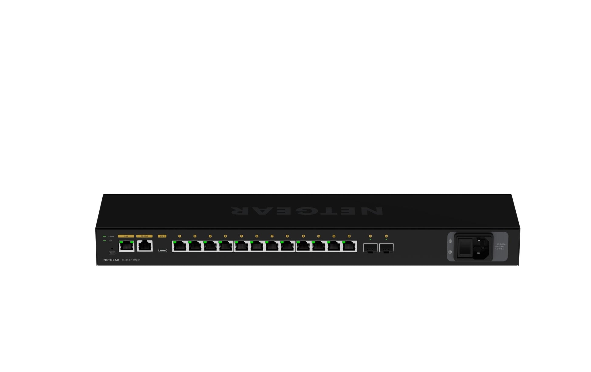 NETGEAR M4250-12M2XF – Managed Switch – 12×2.5G, 2×SFP+, L2/L3, 1U