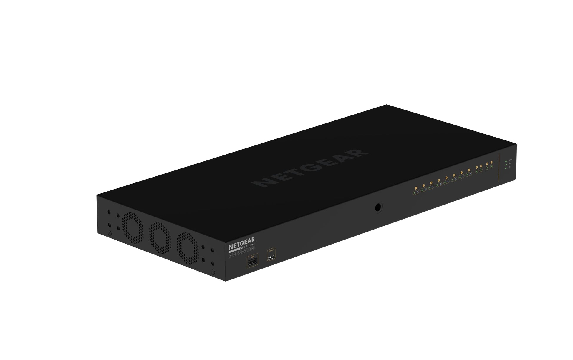 NETGEAR GSM4212PX-100EUS – Managed Switch – 10×GbE, 2×SFP+, L2/L3, PoE+ 240 W, 1U