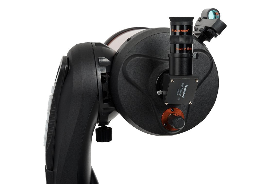 Celestron NexStar 6 SE SCT – Spiegelteleskop, 1500 mm Brennweite, f/10, 354× Vergrösserung, Schwarz, Orange
