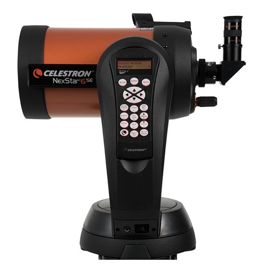 Celestron NexStar 6 SE SCT – Spiegelteleskop, 1500 mm Brennweite, f/10, 354× Vergrösserung, Schwarz, Orange