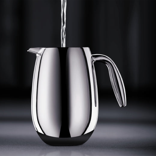 Bodum Columbia French Press Kaffeebereiter – 1 l, 8 Tassen, Silber