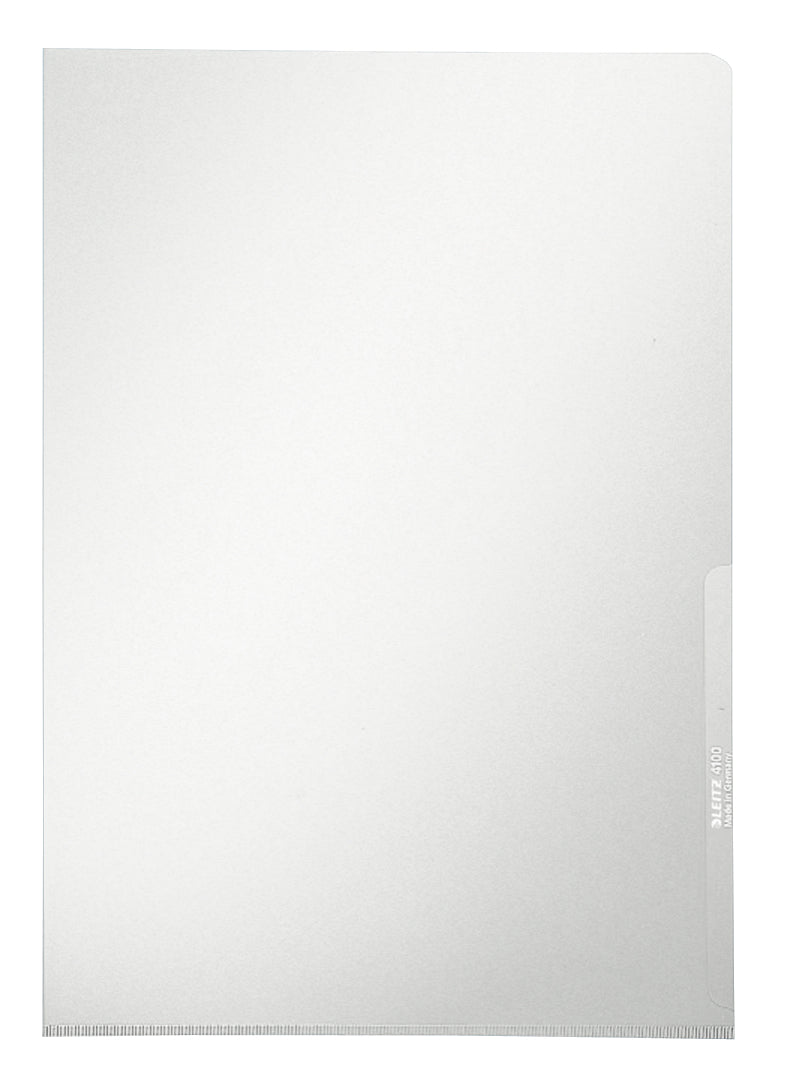Leitz Prospekthüllen – A4 – 150 µm – oben und seitlich offen – PVC – transparent – 10 Stk.