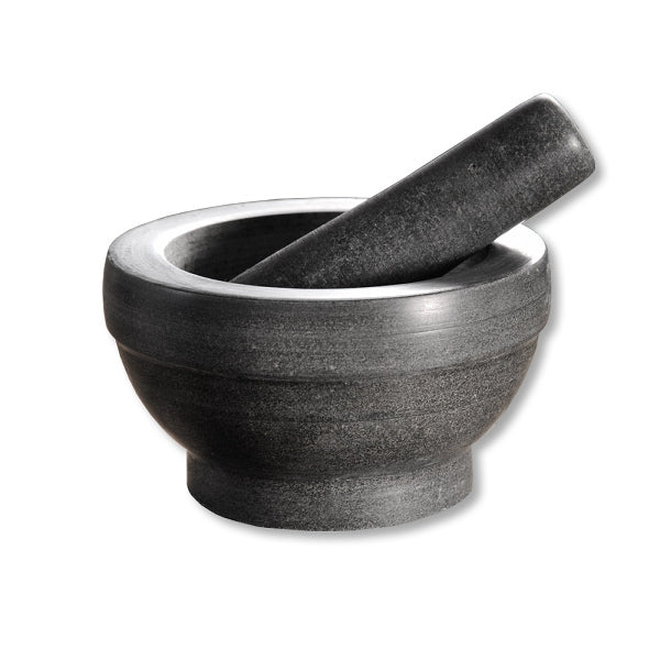 Kesper Mörser Ø 16 × 8,5 cm, Granit, Grau/Anthrazit