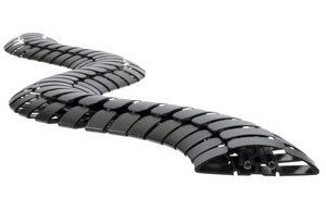 Bachmann Kabelhalter, 90×24 mm, Kunststoff – schwarz