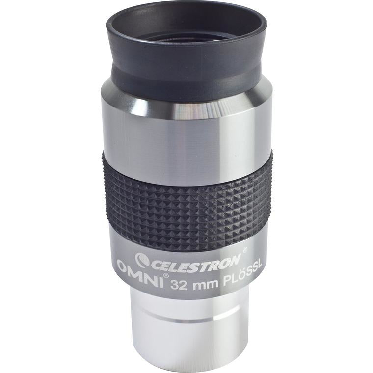 Celestron Omni Okular – 32 mm Plössl, 44° scheinbares Sehfeld, 2,2 cm Augenabstand – für Teleskop