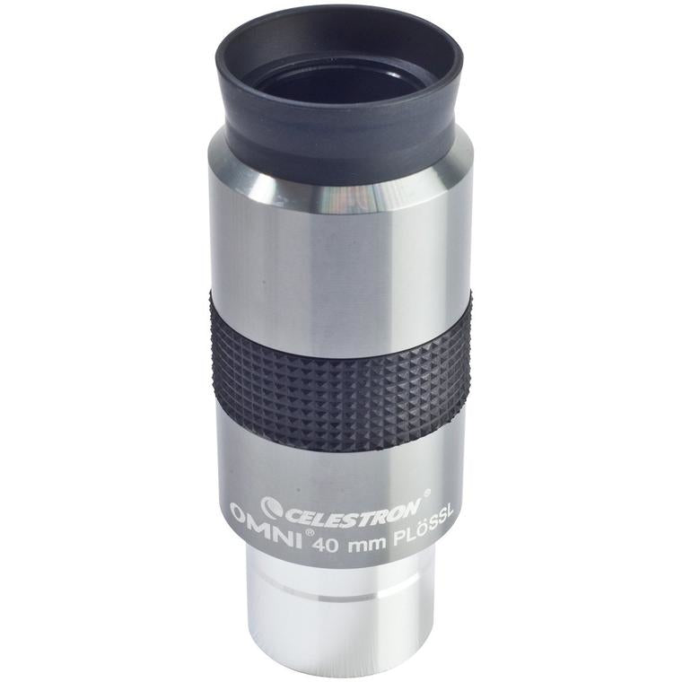 Celestron Omni 40 mm Okular – Plössl, 43° Sehfeld, 3,1 cm Augenabstand, 31,8 mm Filtergewinde – für Teleskop