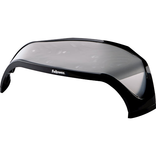 Fellowes Smart Suites – Monitorhalterung, bis 21", 10 kg, Füsse auf 3 Höhen verstellbar, schwarz/silber