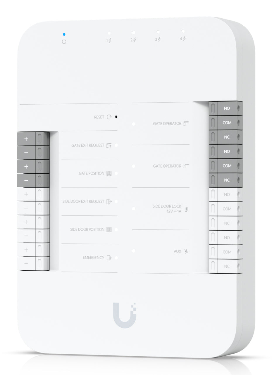 Ubiquiti UA-G3-SK-GATE Zutrittscontroller – PoE/PoE++, Polycarbonat, Schwarz/Grau/Weiss, für G3 Intercom