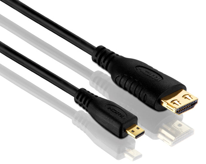 PureLink Micro-HDMI auf HDMI Kabel HDMI 2.0 4K 60 Hz – 2 m