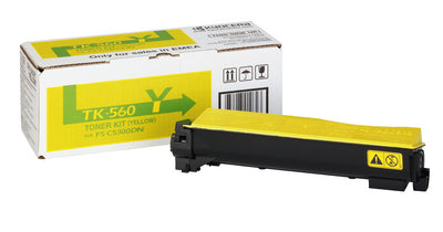 Kyocera – Toner TK-560Y – Gelb, 10'000 Seiten – für FS-C5300DN/FS-C5350DN/P6030cdn