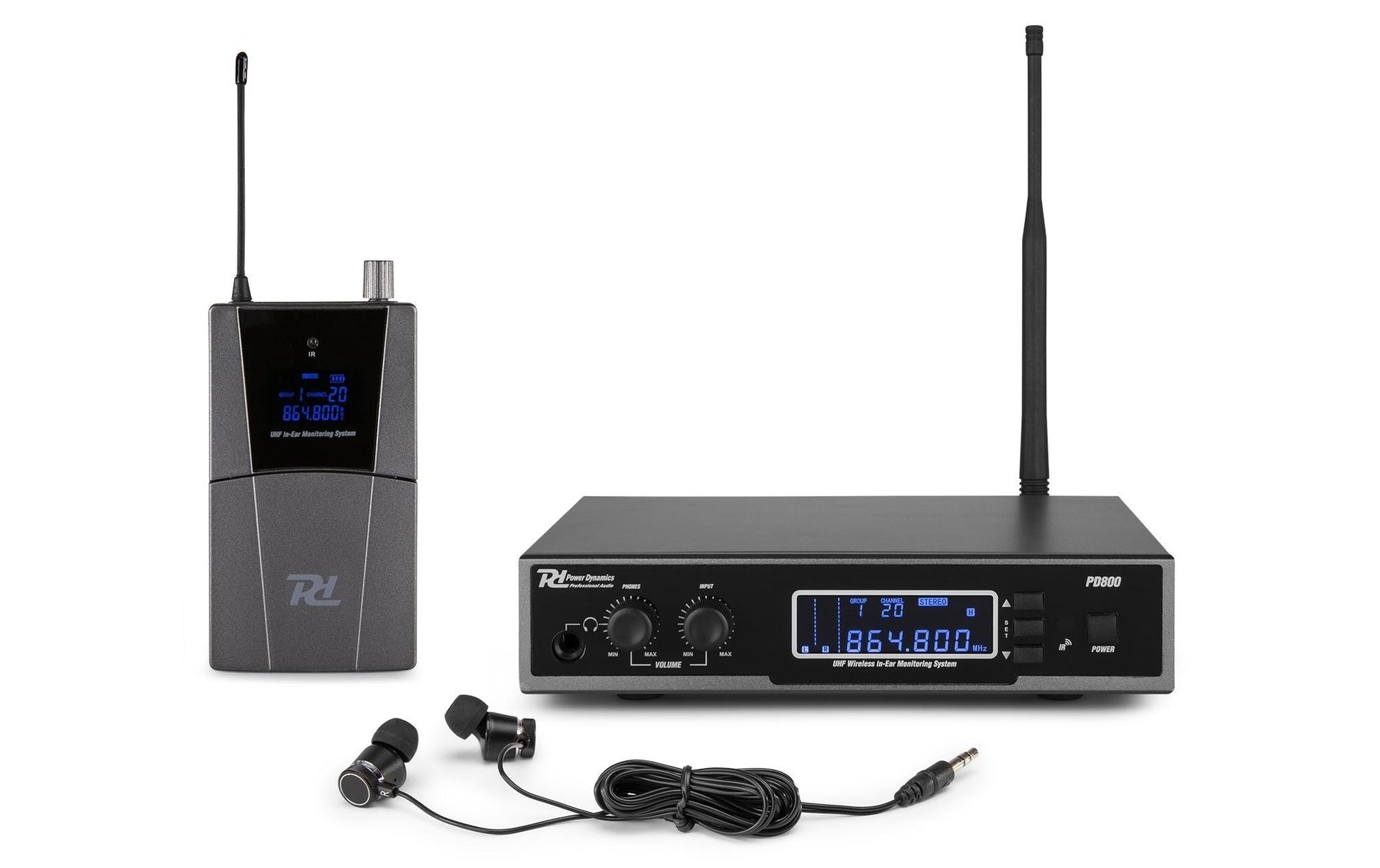 Power Dynamics PD800 – Kopfhörerverstärker (DAC), 105 dB