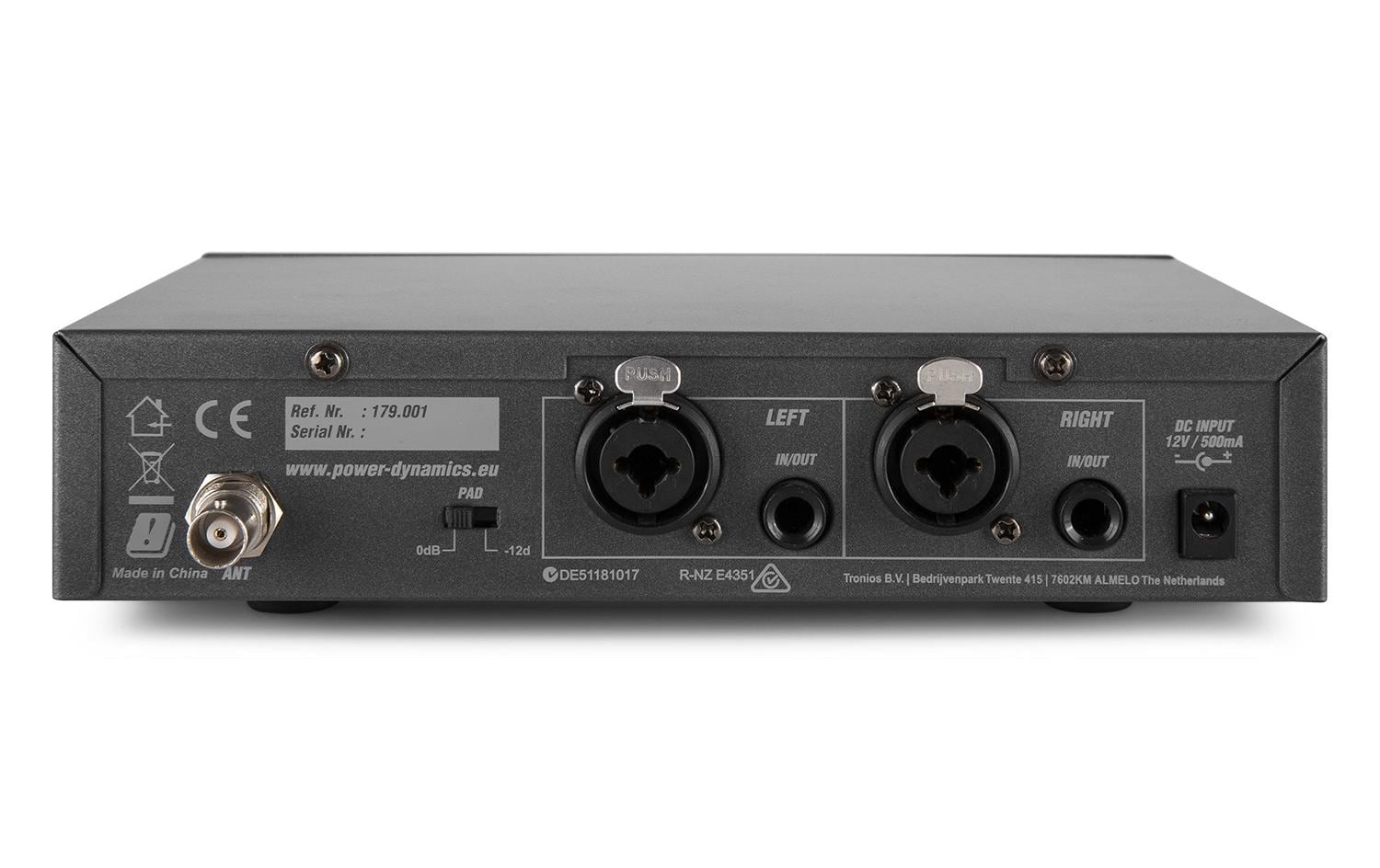 Power Dynamics PD800 – Kopfhörerverstärker (DAC), 105 dB