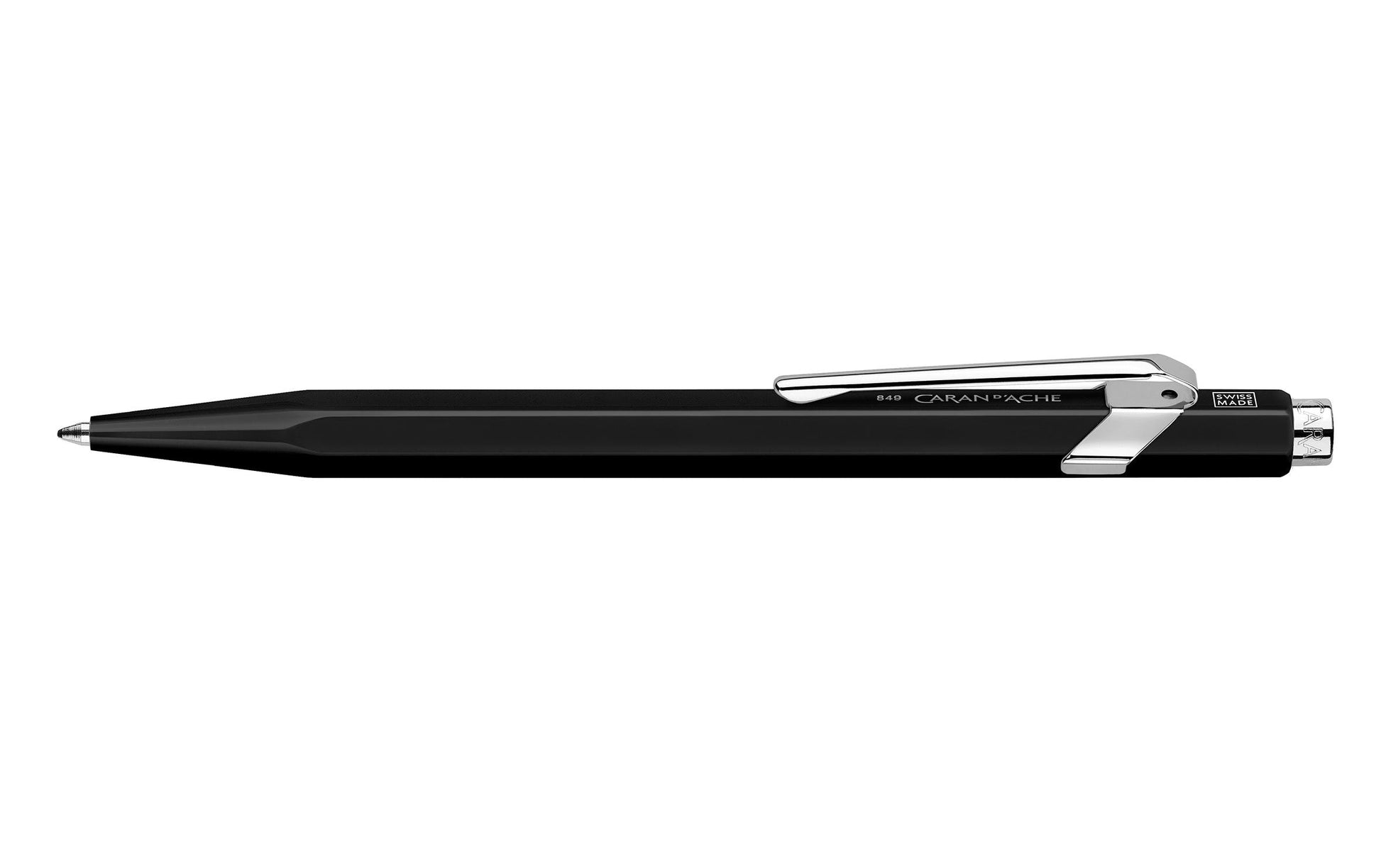 Caran d-Ache Kugelschreiber – schwarz, Aluminium