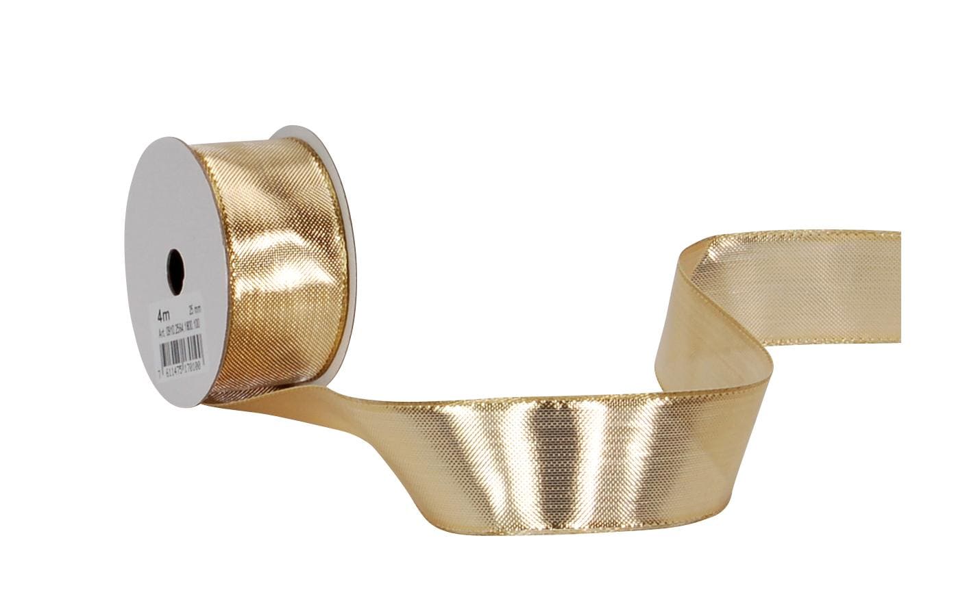 Spyk Geschenkband Monte Carlo Gold – 25 mm × 4 m