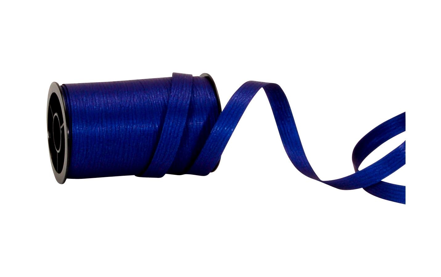 Spyk Geschenkband Poly matt Königsblau – 10 mm × 20 m