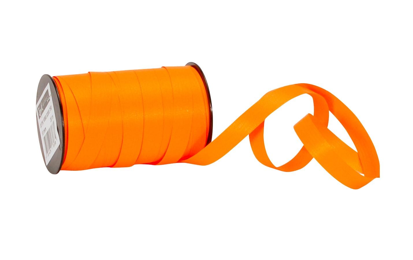 Spyk Geschenkband Poly matt orange – 10 mm × 20 m – 1 Stk.