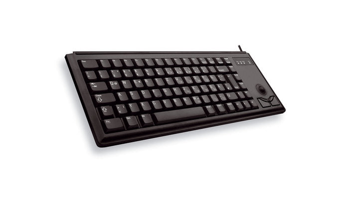CHERRY G84-4400 – Tastatur, kabelgebunden (USB), UK-Layout (EN), mit Trackball, schwarz