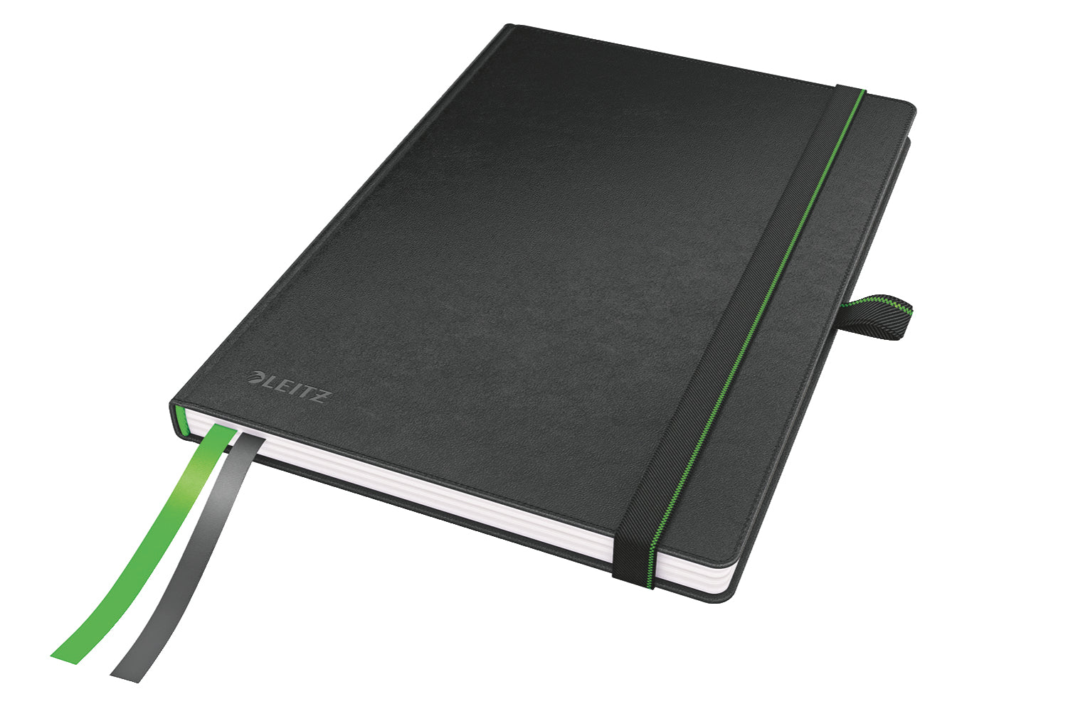 Leitz Notizbuch – A5 – liniert – 80 Seiten – 100 g/m² – Hardcover, schwarz, FSC