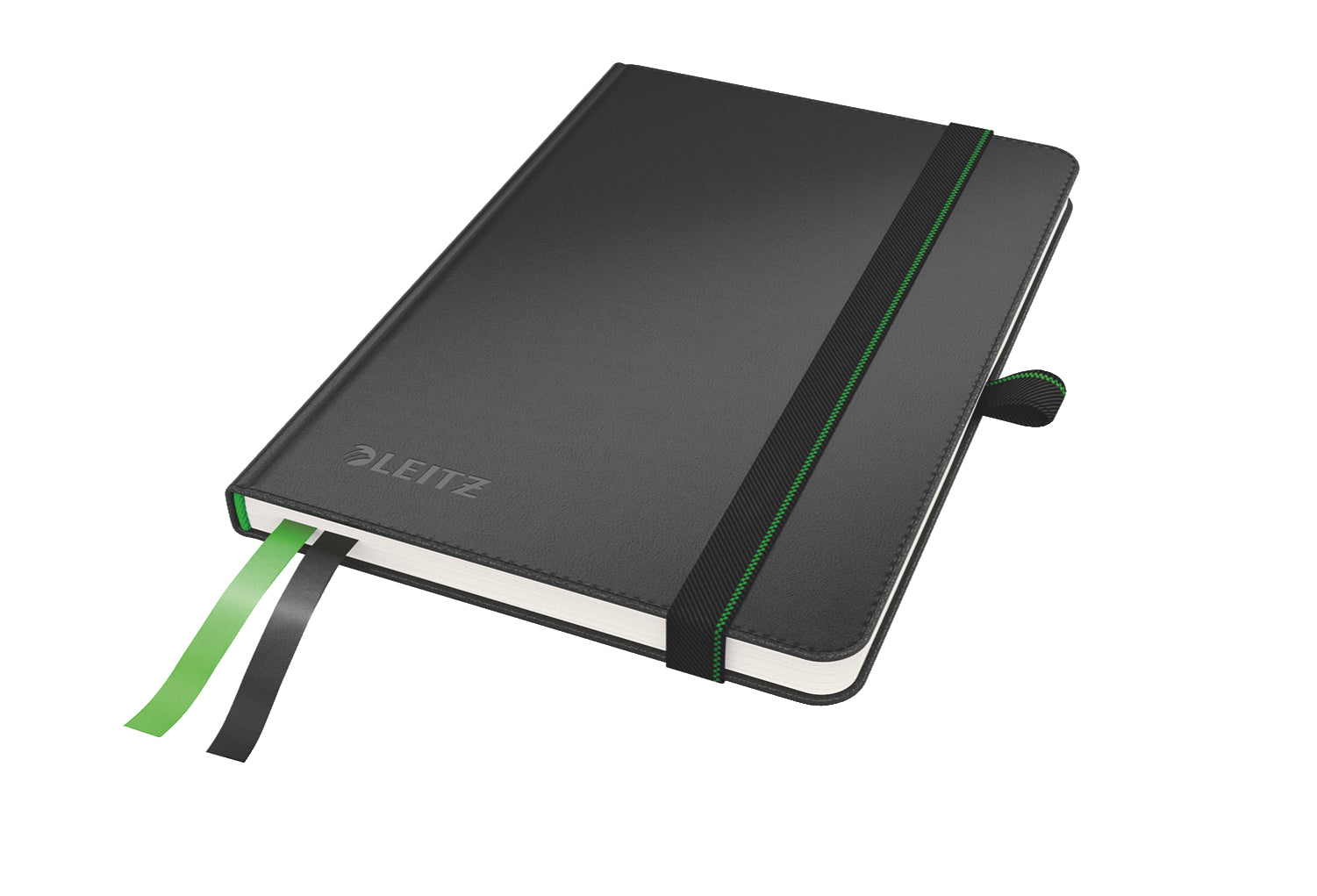 Leitz Notizbuch – A6 – liniert – 160 Seiten – 100 g/m² – Hardcover, schwarz, FSC
