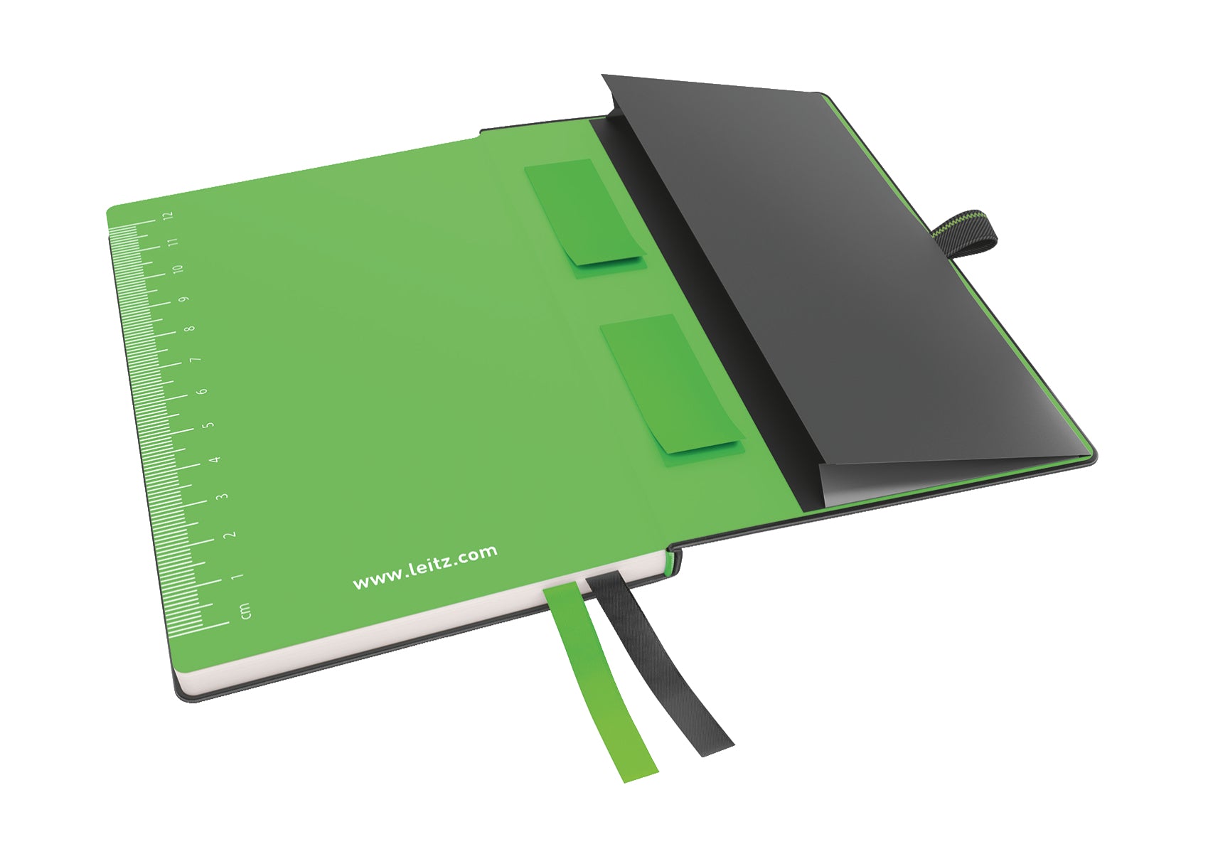 Leitz Notizbuch – A6 – liniert – 160 Seiten – 100 g/m² – Hardcover, schwarz, FSC