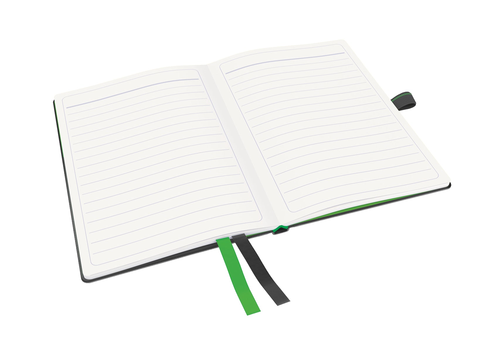 Leitz Notizbuch – A6 – liniert – 160 Seiten – 100 g/m² – Hardcover, schwarz, FSC