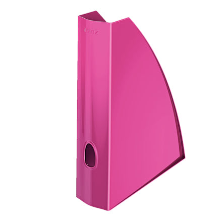 Leitz Stehsammler – Kunststoff, ohne Beschriftungsfeld, Pink, 258×75×312 mm