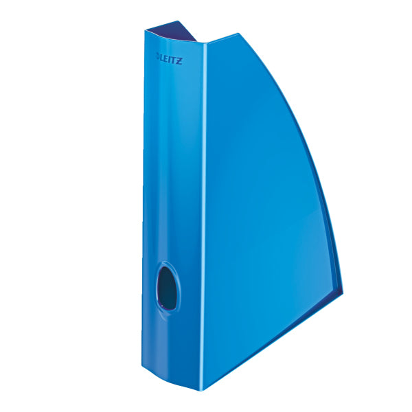Leitz WOW Stehsammler – A4 – Polystyrol – Blau – 75 × 258 × 312 mm