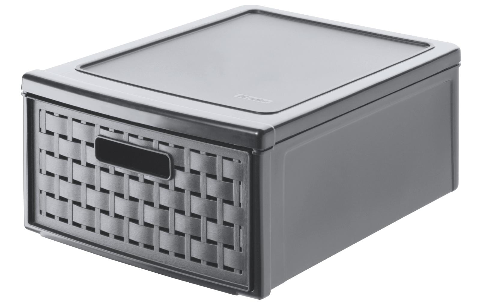 Rotho Country Schubladenelement – 1 Schublade, Anthrazit, Kunststoff, B 260 × H 145 × T 350 mm