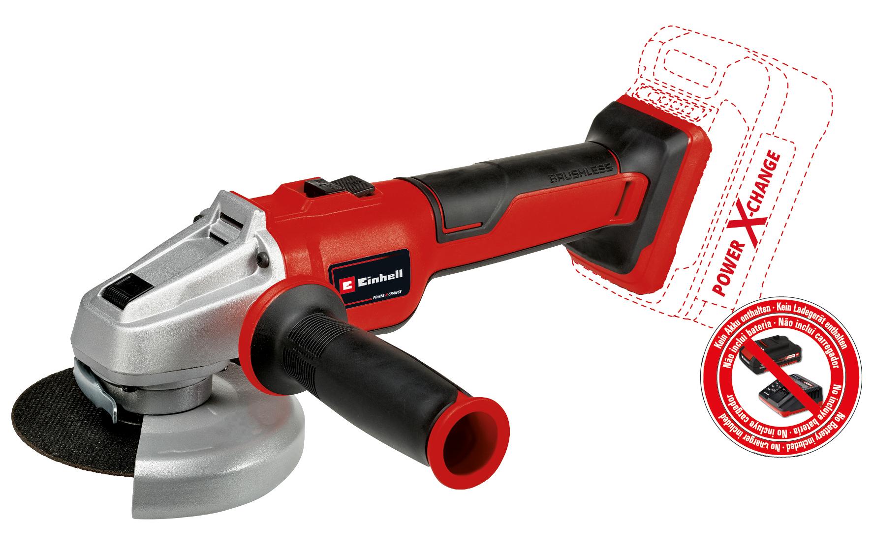 Einhell professional Einhell Winkelschleifer AXXIO 18/115Q – 18 V (Power X-Change) – Werkzeuglos – Ø 115 mm – Solo