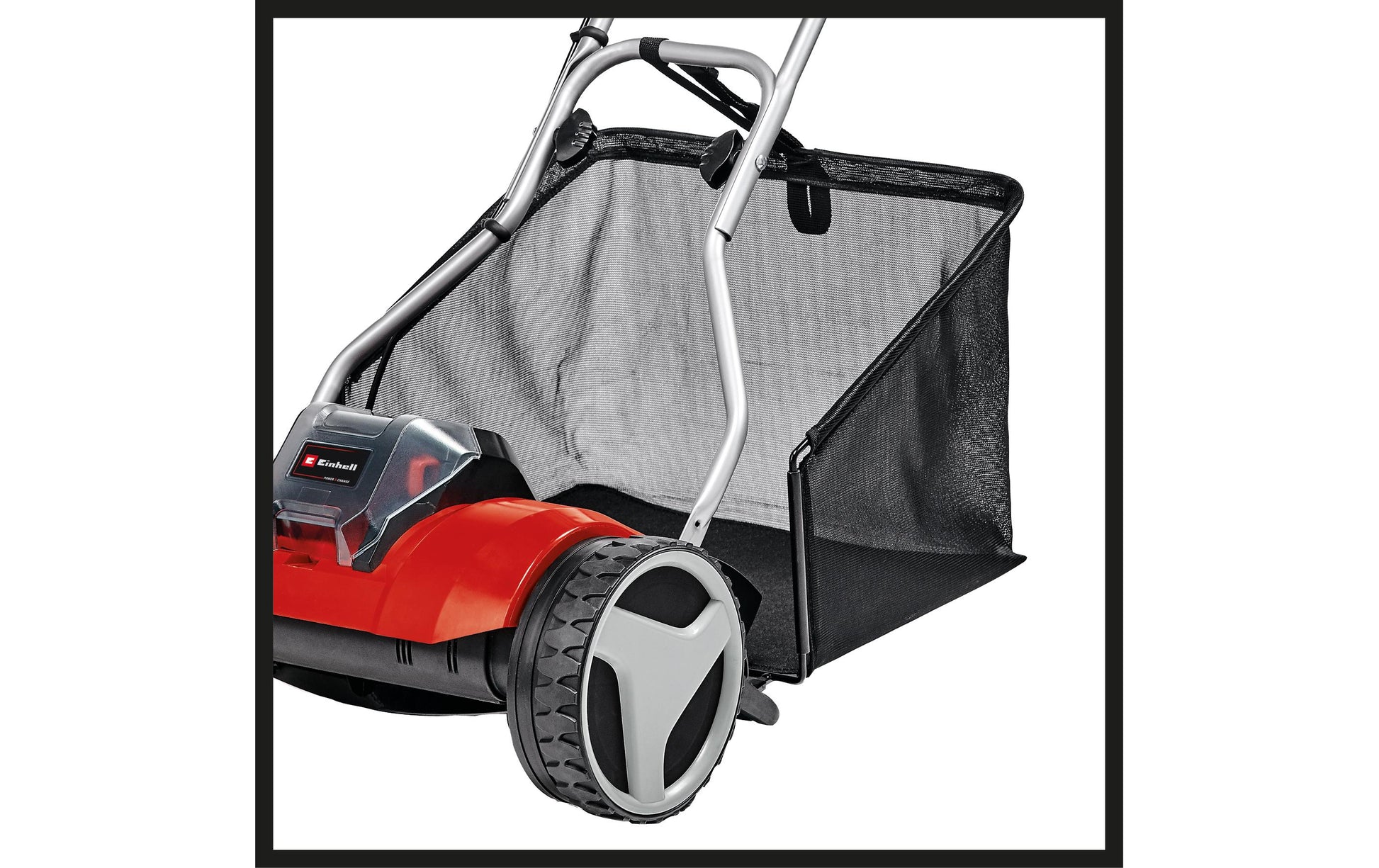 Einhell GE-HM 18/38 Akku-Spindelmäher – 18 V – Schnittbreite 380 mm – 45 l Fangkorb – Solo – Power X-Change