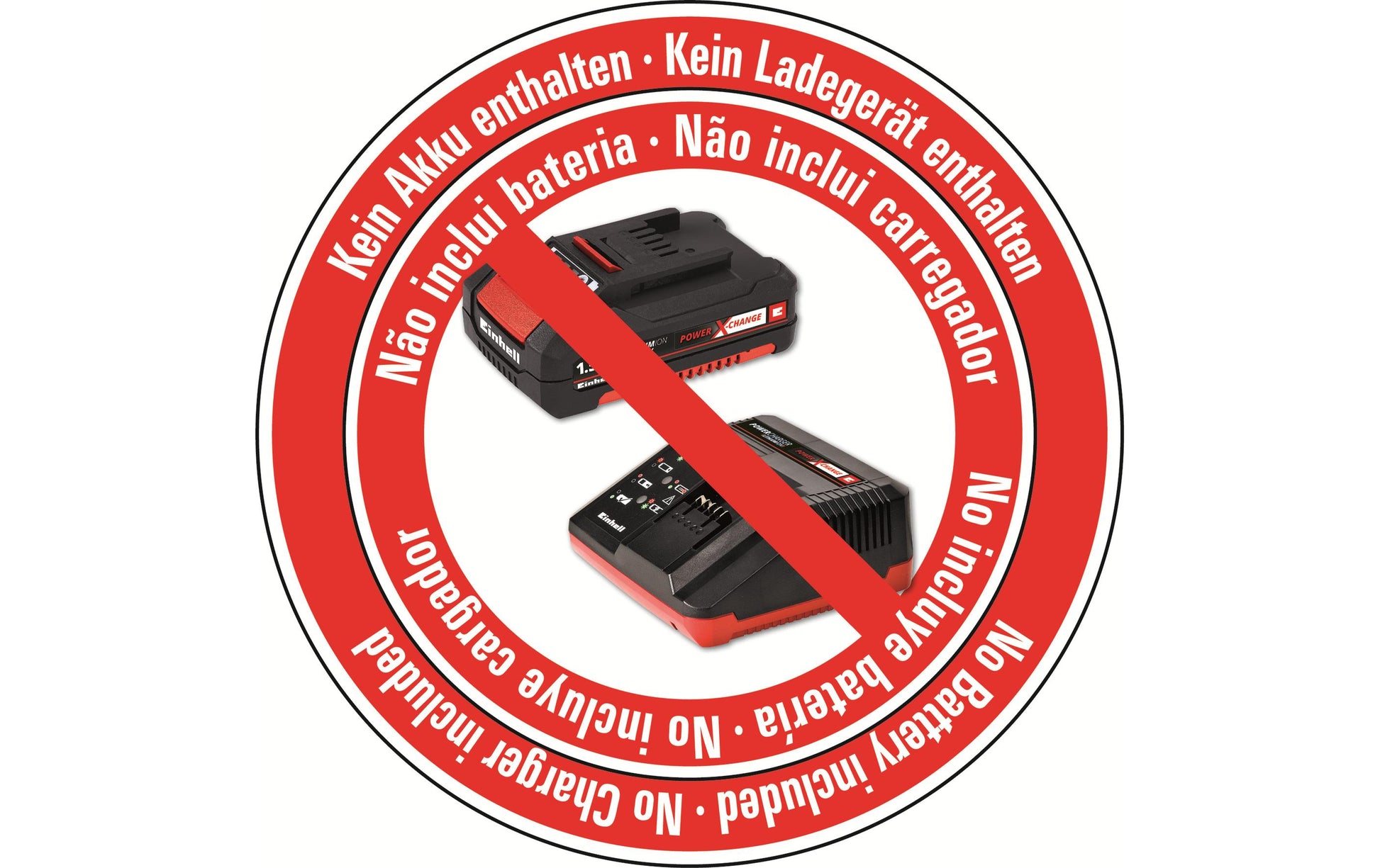 Einhell Arbeitsleuchte TC-CL 18/1800 Li – 1800 lm, 18 V Akku, IPX3, dimmbar – Rot