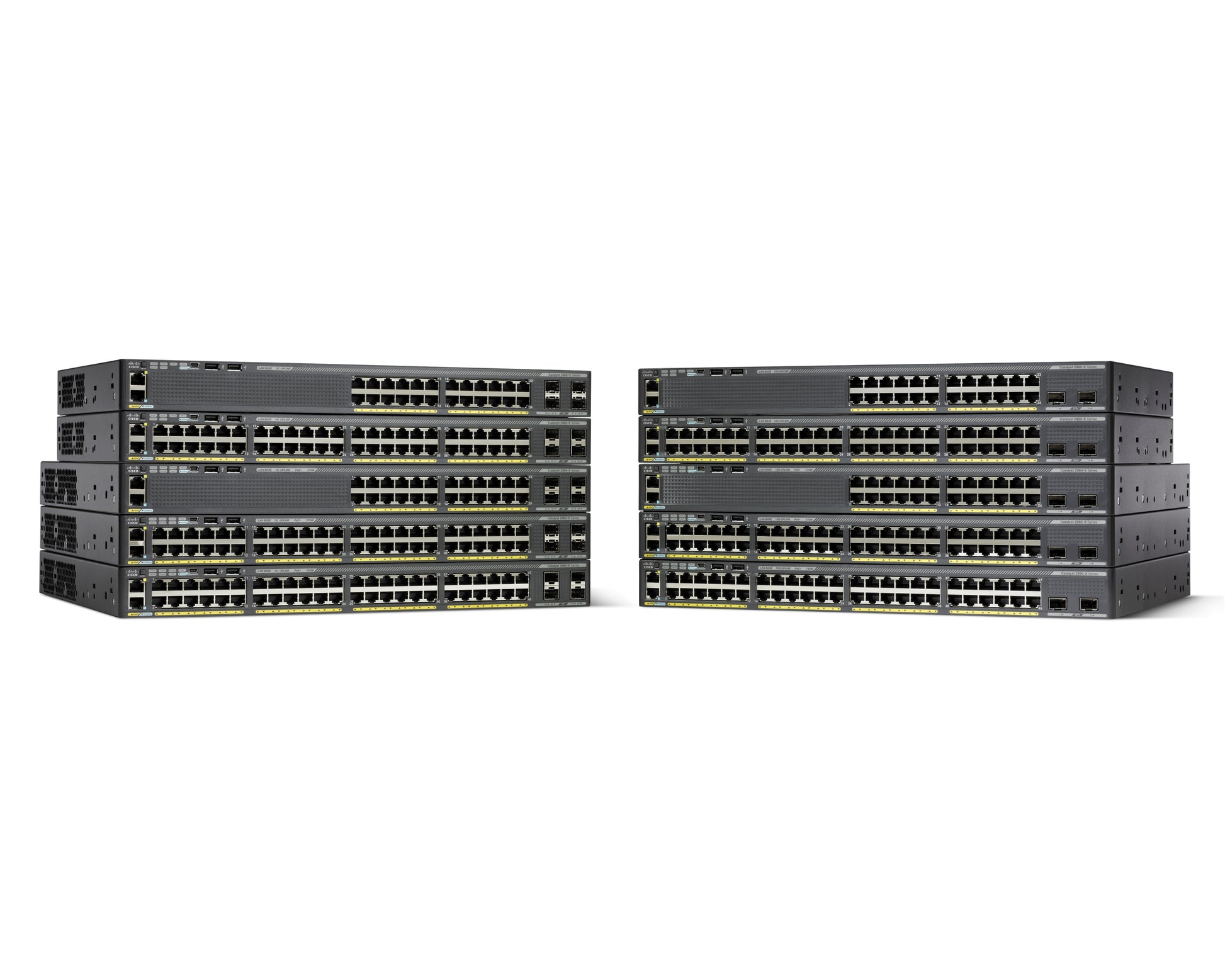 Cisco Catalyst C2960X-48TDL – Managed Switch – 48×GbE, 2×SFP+, L2, 1U