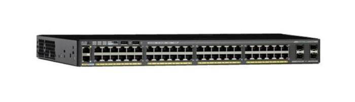 Cisco WS-C2960X-48LPS-L – Managed Switch – 48×GbE, 4×SFP, L2/L3, PoE 370 W, 1U