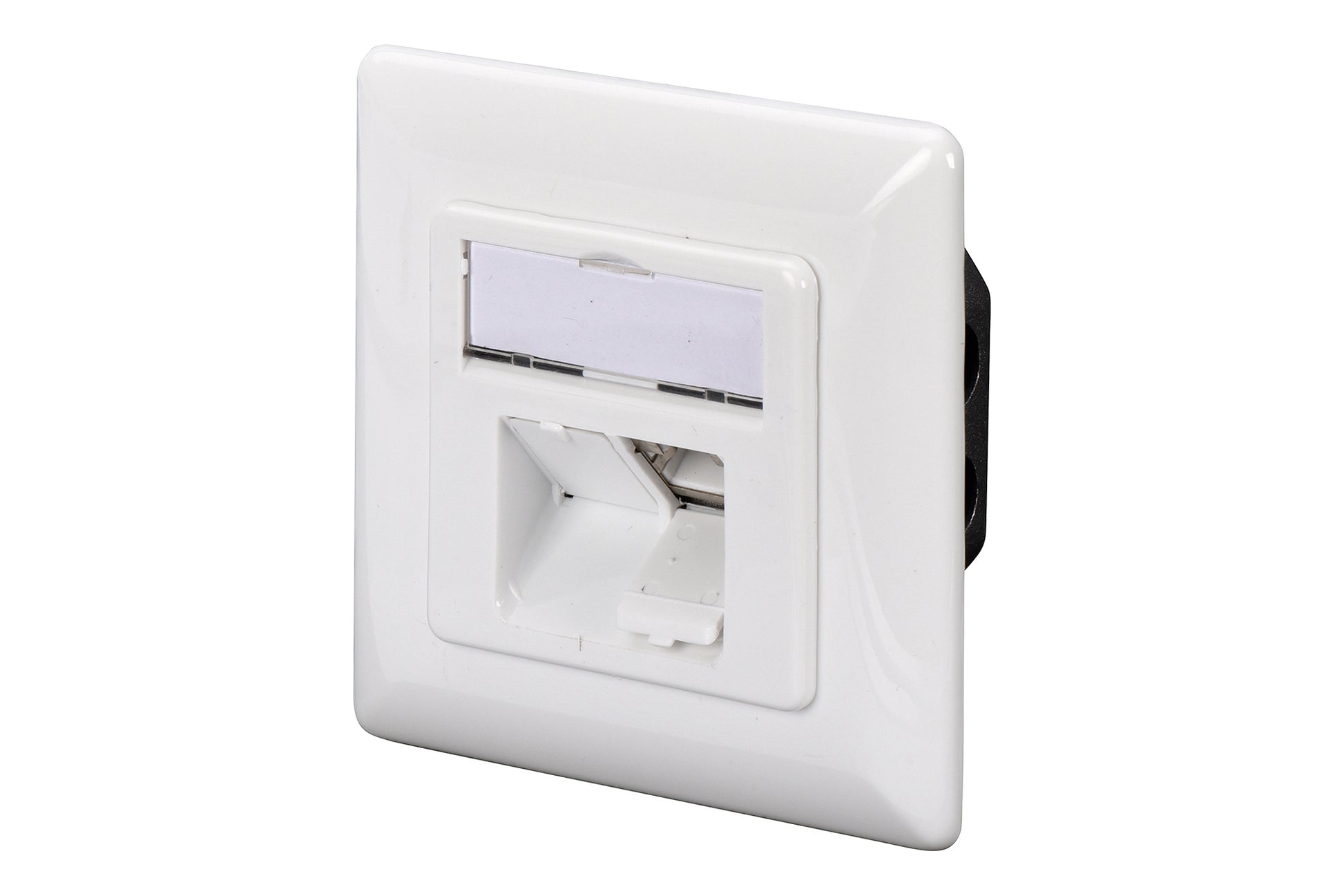 Digitus Datendose CAT6 – 2× RJ‑45, Unterputz, 80×80 mm, Weiss