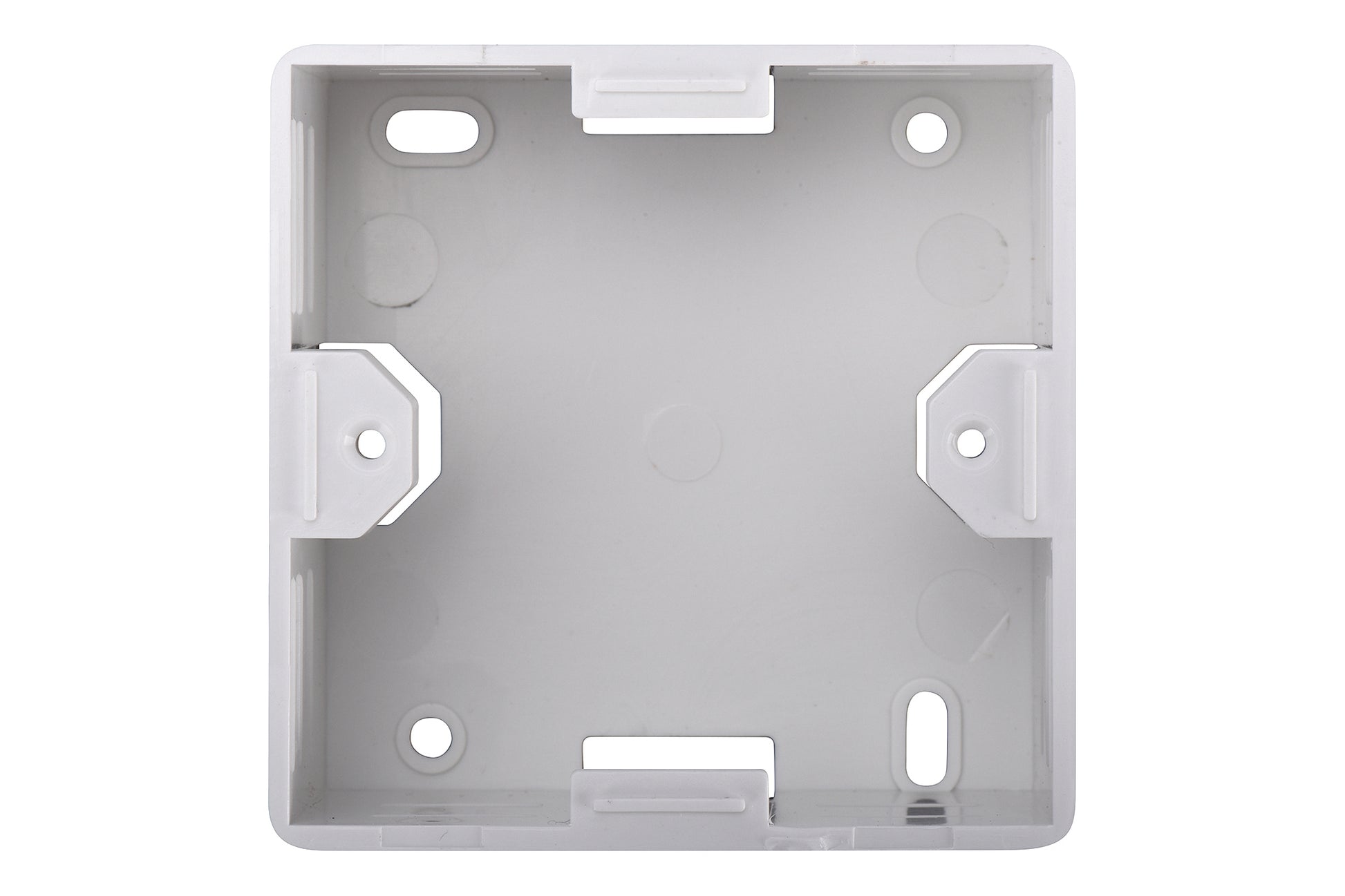 Digitus Cat5e Datendose – Aufputz, geschirmt, 2× RJ-45, 80× 80 mm, Weiss
