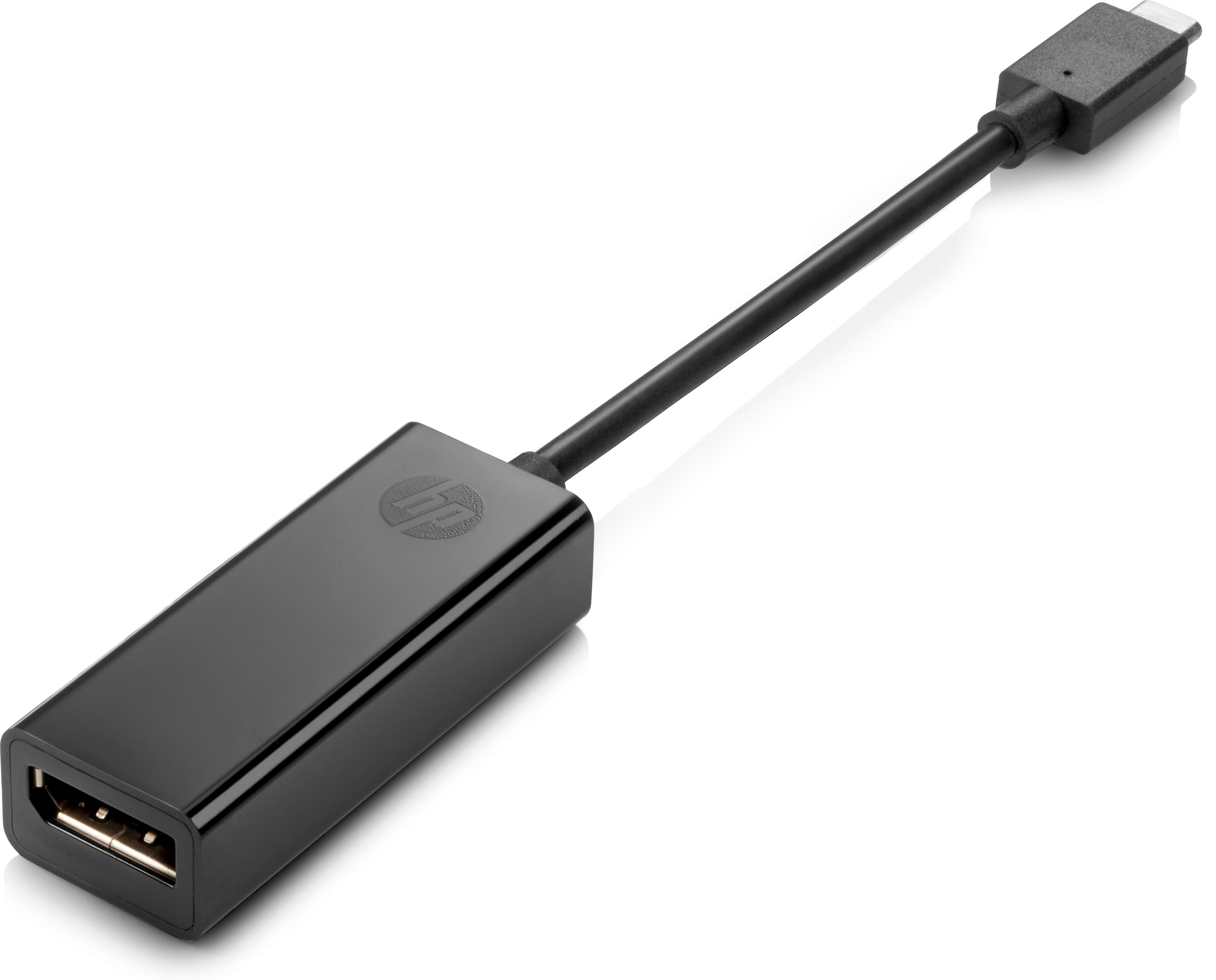 HP USB-C zu DisplayPort Adapter – Schwarz