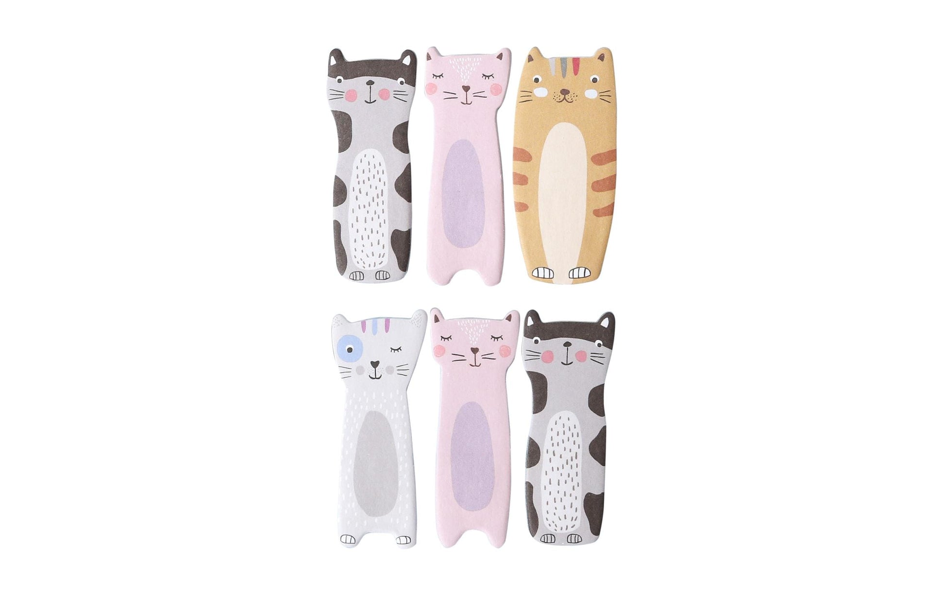 I am Creative Motiv-Haftnotizen Katze – 55 × 20 mm – mehrfarbig