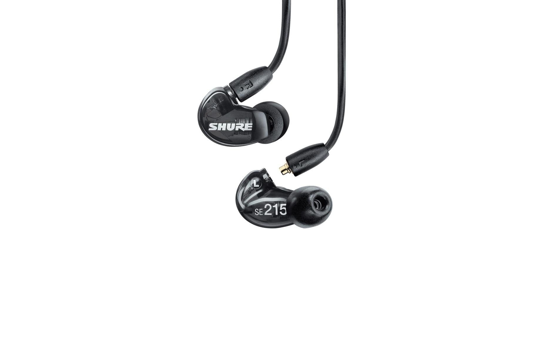 Shure SE215-K-EFS – In-Ear Kopfhörer – Kabelgebunden, 1,62 m – Schwarz