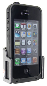 Brodit Auto-Halterung, passiv, neigbar 0–22° – für Gerätebreite 6,2–7,7 cm – Schwarz, ABS