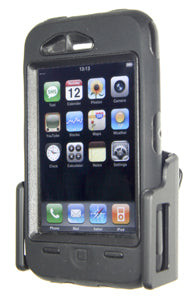 Brodit Auto-Halterung, passiv, neigbar 0–22° – für Gerätebreite 6,2–7,7 cm – Schwarz, ABS