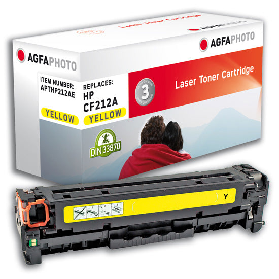 AgfaPhoto CF212A Gelber Toner – Kompatibel – 1'800 Seiten – für HP LaserJet Pro 200